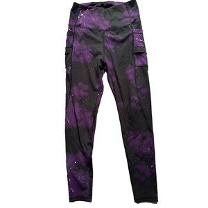 BSP Purple Galaxy Leggings | L